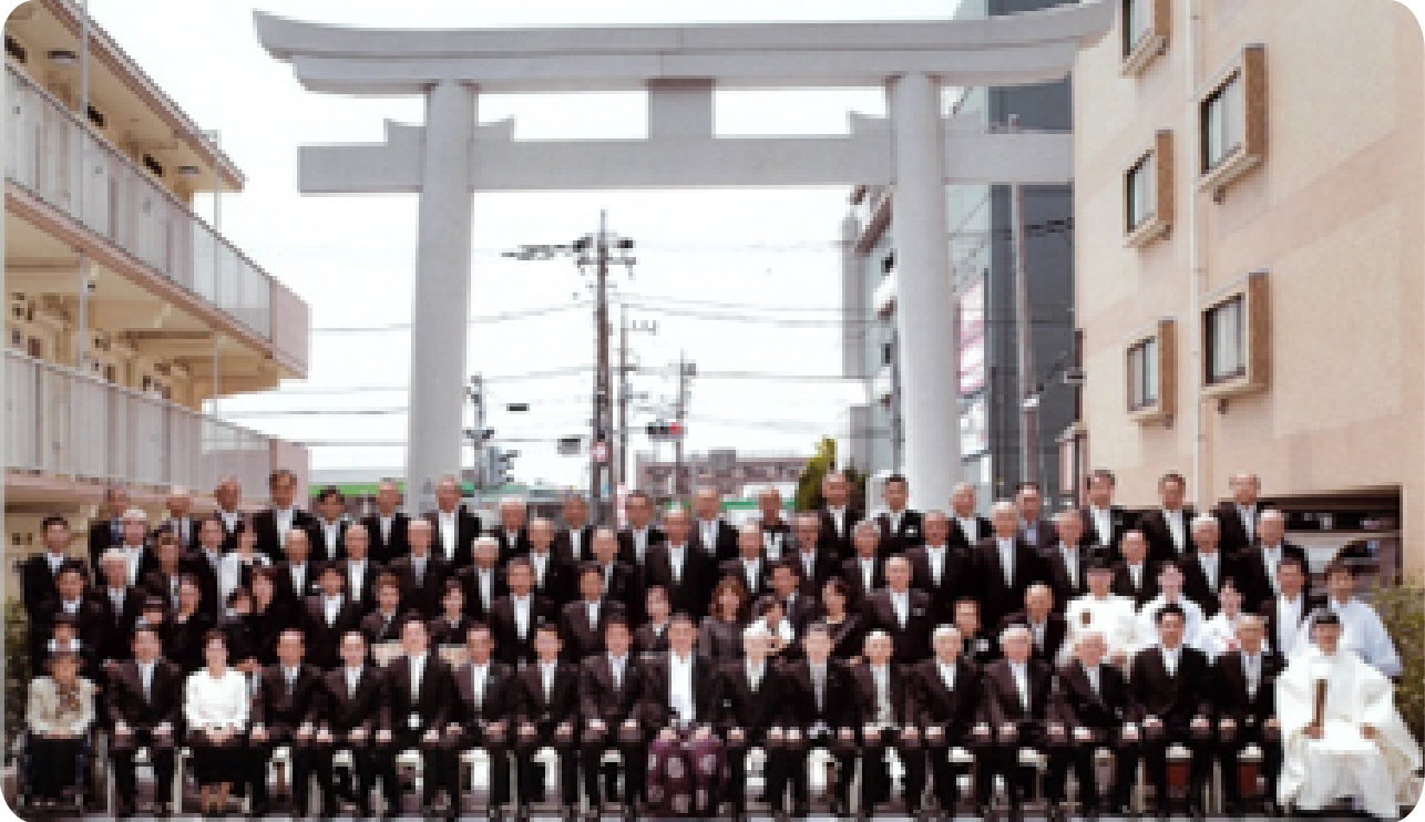 大國魂神社竣工記念写真