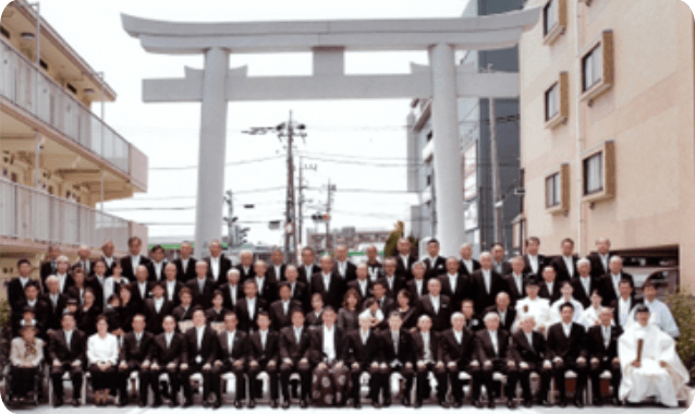 大國魂神社竣工記念写真